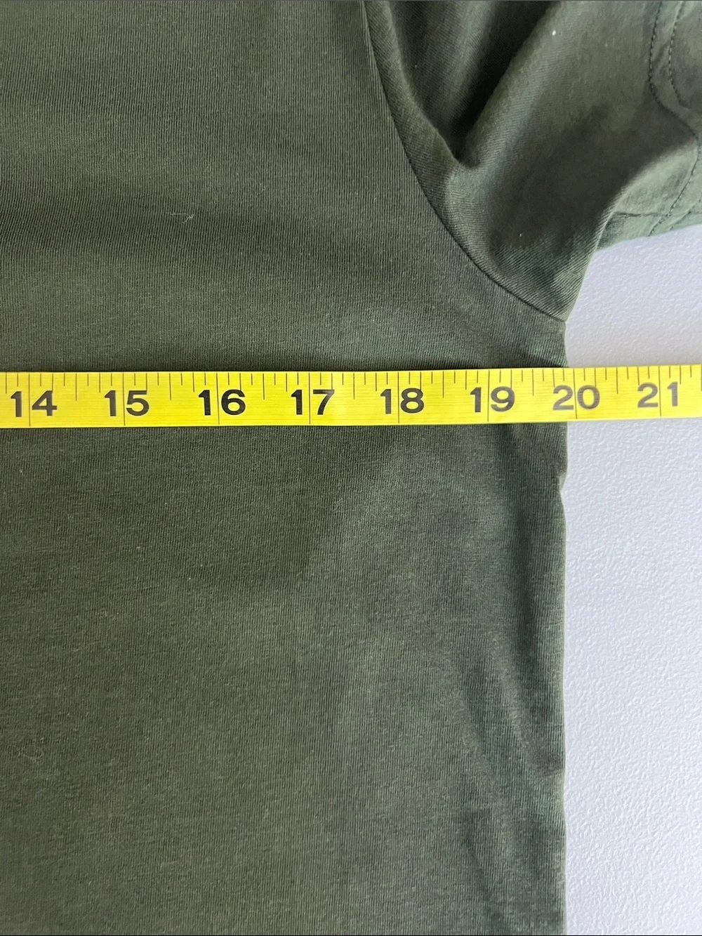 NWOT Everlane THE ESSENTIAL ORGANIC CREW in Dark Green Size M - Picture 9 of 11